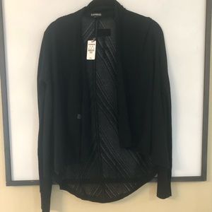 New Express Cardigan Open Front Size Medium